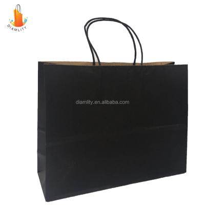 China Recyclable Cheap Promotional Kraft Paper Brown Craft Paper Bag for sale