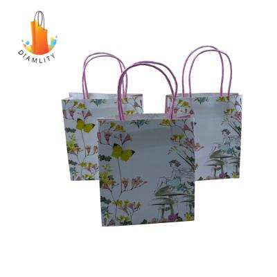 China Recyclable Recyclable Kraft Paper Bag With Twisted Handle Reusable Shopping Paper Bags Logo Printed for sale