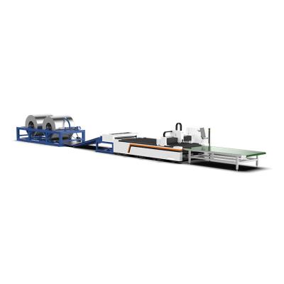 China Water Cooled Automatic Coil Feeder 10 Years Durable Steel Cutting Machine With Full Cover for sale