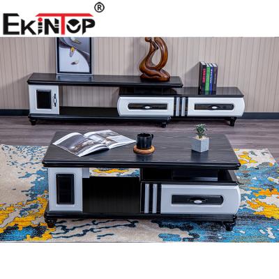 China Hot Sale TV Stand And Coffee Table (Other) New Ekintop Adjustable Design Black for sale