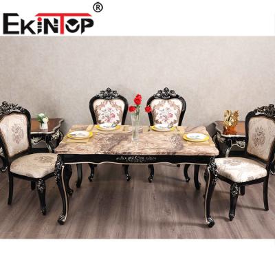 China Ekintop Adjustable Dining Table Set Wooden Dining Table And Chair (Other) Popular Good Prices for sale