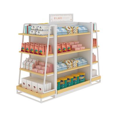 China Mother's and babyproduct's wooden display racks for store retail supermarket display stand C-356 for sale