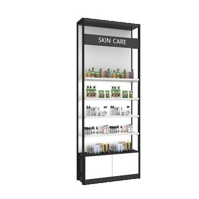 China Cosmetics Products Display Stand Skin Care Cabinet Beauty Racks B06 for sale