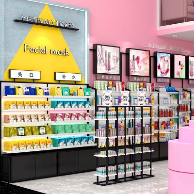 China Cosmetic Store Customized Mall Cosmetics Shop Interior Design Ht For Sale for sale