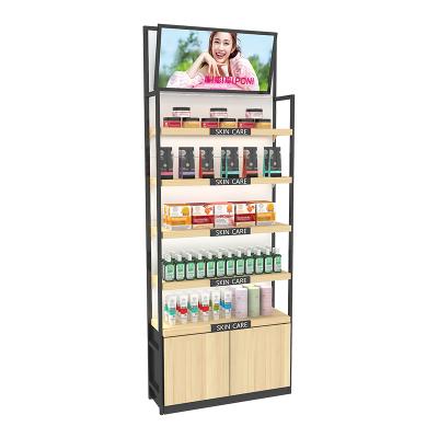 China FUNKO Store Cosmetic Beauty Display Stand Retail Whole Display Cabinet POP Store Set OEM LOGO Custom Color Printing To Accept CIF Function Material for sale