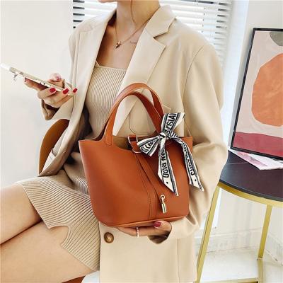 China Fashion Scarf Silk Bucket Bags Luxury Women Handbags Ladies Handbags Ladies Handbag 2021 for sale