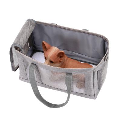 China JZB012 Breathable Collapsible Foldable Cat Carrier Dog Travel Tote Bag Dog Bag and Cat Pet Carrier Tote Hand Anti Hanging for sale