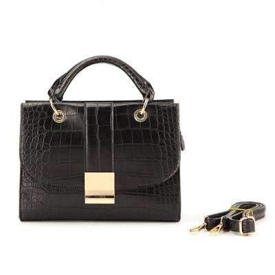 China Fashion Crocodile Satchel Bag #6524 New Pattern PU New Pattern High Quality Leather Short Handle Handbag for sale