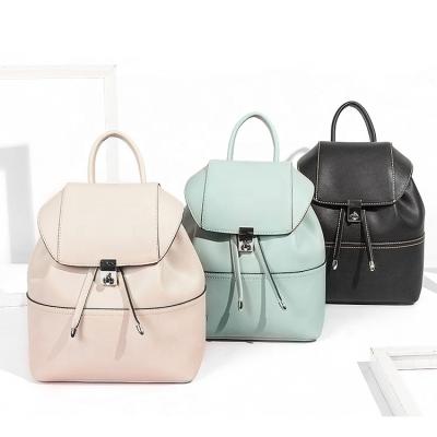 China ZB003 China factory fashion trendyfancy waterproof popular PU leather drawstring big bag girls backpack for sale