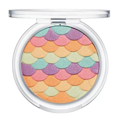 China 6 Color Mermaid Multi Color Eyeshadow Gradient Highlighter Highlighter Bar Waterproof Bronzer Cosmetics for sale