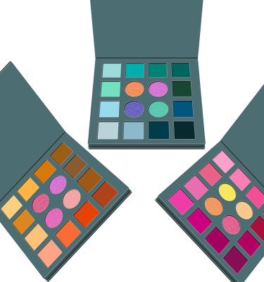 China Private Label 12 Color Waterproof Eyeshadow Palette Custom Eyeshadow Vedor for sale