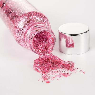 China Glitter Cosmetic Body And Face Laser Powder Instant Makeup Art Eyes And Lips Glitter Gel Glitter Glow Decoration Party Festival Cream For Eye for sale