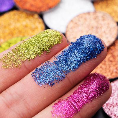 China Waterproof makeup makers Snow15 color pressed sparkles eyeshadow palette shimmer natural cosmetics sparkle eyeshadow for sale