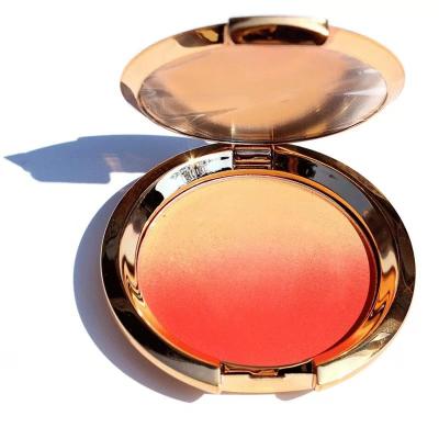 China Sunscreen Privet Label Blush Palette Custom Organic Makeup Highlight Pigmented Blusher Powder for sale