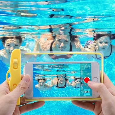 China Free Swimming Shipping 1 Sample OK Pocket Waterproof Cell Phone Cover Dry Case For iPhone 12 For Samsung Mobile Phone Bags for sale