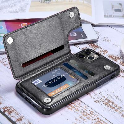 China Free Shipping Bags and 1 Sample OK Cell Phone Cases Leather Wallet Phone Case Cell Phone Shockproof Bags For iPhone 11 Pro Max FLM506AH2012 for sale