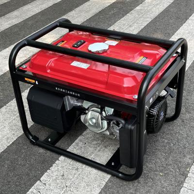 China 5kw 5000watt Professional Home Open Frame Cam Gasoline Generator 1.1L for sale