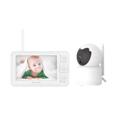 China Wholesale 4.3inch 5inch NIGHT VISION LCD Display With Camera Wireless Baby IP 2MP Monitor Temperature Detection Support Video Feed Remind for sale