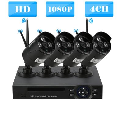 China Waterproof IP66 4CH 960P WiFi NVR Kit Wireless Security IP CCTV Camera Baby Monitor with Camera and Audio for sale