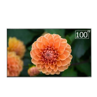 China Hot Selling 100 Inch Indoor Meeting LCD TV Explosion-Proof Glass Monitor Supports Customization for sale