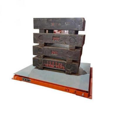 China Steel Q235B 1ton 2 ton 3 ton digital platform scale electronic platform floor weighing scale for sale