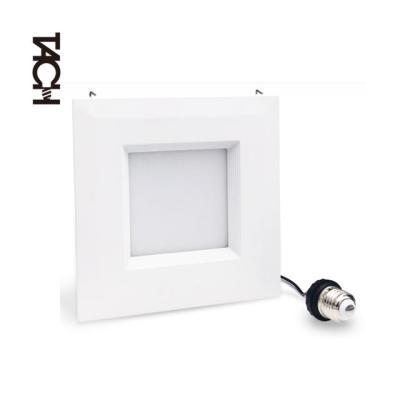 China Downlights Dimmable ETL 6 inch 12W 900lm Lumen LED Square Retrofit Kit Recessed Down Light for sale