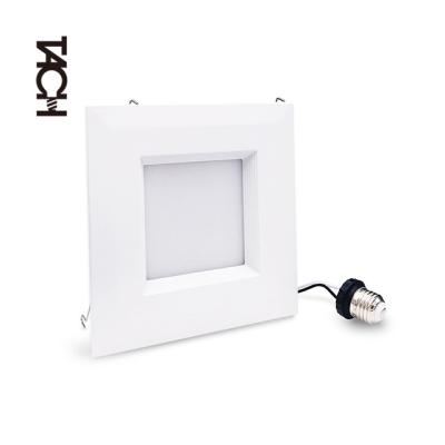 China Desktop TDC 4 inch 8W 600lm variable adjustable lumen led retrofit kit square downlight for sale