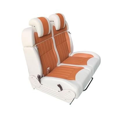 China Car RV/Motorhome/MPV/Camper Van Best Quality Fiber Leather Adjustable Rear Van Seat For Sale for sale