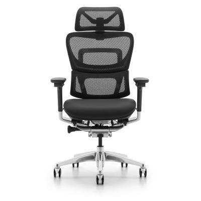 China Real Swivel Executive Office Chair Computer Chair Faux Leather Executive Office Chair Ergonomic Rotating Leather for sale