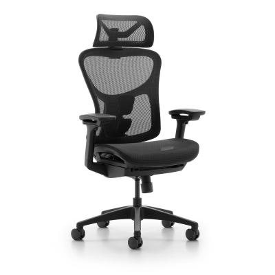 China Big And Tall Best Modern Luxury High Back Executive Rotation Mesh Office Chair With Ergonomic Chair Headrest for sale