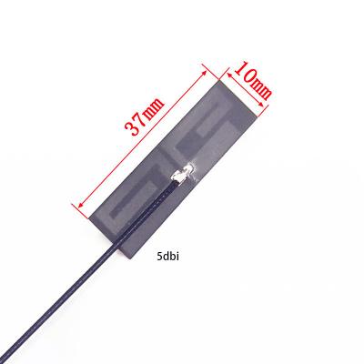 China Cupper 2.4G 5G FPC Antenna Zigbee Wifi 5.8g Small Size Soft Dual Band Patch Built In Antenna for sale