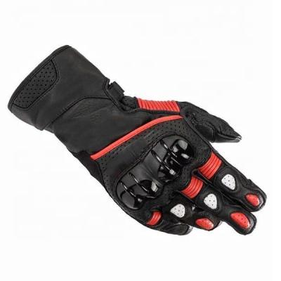 China Motocross Super Racing Gloves GP Super Racing Moto Leather Riding Protectors Pro Leather Long Racing Gloves for sale