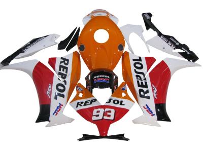 China ABS Plastic CBR1000RR 2012 2013 2014 CBR1000 12 13 Fairing Cover 14 Injection Motorcycle Orange Red Repsol Kit for sale