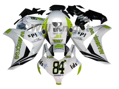 China ABS Injection Body Plastic Fairing Cover For Honda CBR1000RR 2008 2009 2010 2011 CBR1000 08-11 Green 84 White Edition for sale