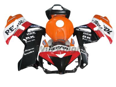 China ABS Plastic Injection Body Cover For Honda CBR1000RR CBR1000 2004 2005 Repsol Red Black for sale