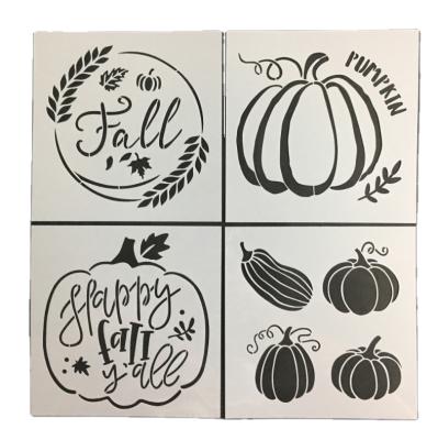 China Stencils for Autumn Painting Stencils for Painting on Wood Thanksgiving Harvest Reusable Stencils for DIY Farmhouse Signs for sale