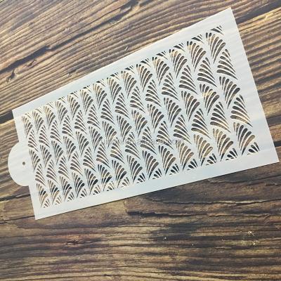 China Drawing Plastic Decorating Stencils For Cake Stencil Mold Plastic Templates Spray Floral Cake Molds for sale