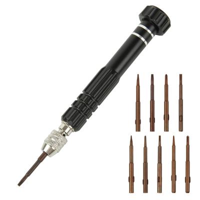 China Multi-used Head Screwdriver Precision Disassemble Magnetic Head Screwdriver Pentalobe Cross Head Android Repair Bit Kit For iPhone Torx Mobile Tool for sale