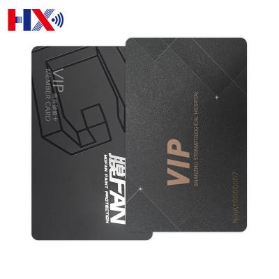 China /Waterproof NFC RFID Membership Card Business VIP Card Waterproof Customizable Color Engraved Card for sale