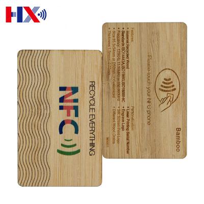 China Waterproof/Waterproof Customize Tk4100 Chip Contactless Access Control Proximity Card Smart Hotel Blank Wooden Bamboo Bamboo RFID Card for sale