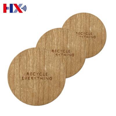 China Wholesale Smart Chip Fudan Nfc Wood Card 213/215/216 Rfid Waterproof/Waterproof Compatible Wood Card for sale