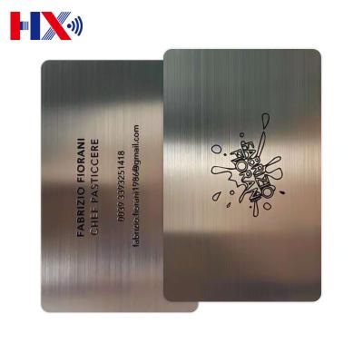 China Personalized Waterproof / Waterproof NFC RFID Metal Business Cards Waterproof Smart Business Card for sale