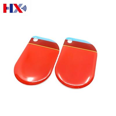 China Waterproof / China Manufacture Waterproof Wholesales 125Khz Identification Waterproof Keyfob RFID Round NFC Epoxy Keyfob for sale