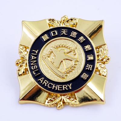 China American Manufacturers China Custom Logo Metallic Soft Enamel Lapel Pin Custom Enamel Pin for sale