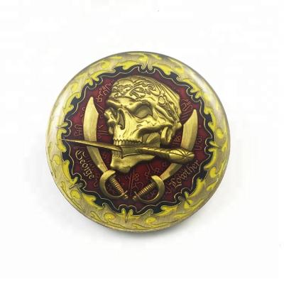 China High quality china pirate challenge coin/antique pirate challenge coin/pirate souvenir coin for sale