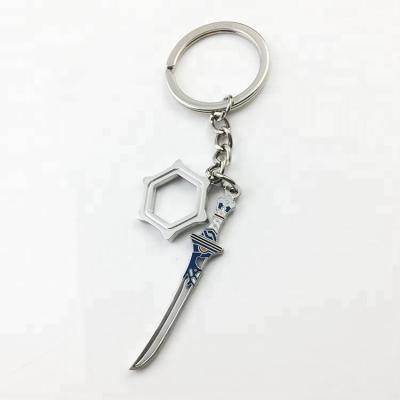 China China high quality sword key chain/samurai sword key chain/metal sword key chain for sale