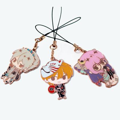 China Europe cute mobile phone strap mobile chain/custom cartoon/stylish metal mobile chain for sale