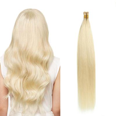 China Customized Tangle Free Cuticle Aligned Hair Color Me Tip Hair Extensions Double Pulled Remy Cuticle Aligned 100 Keratin I Tip Hair Wholesale for sale