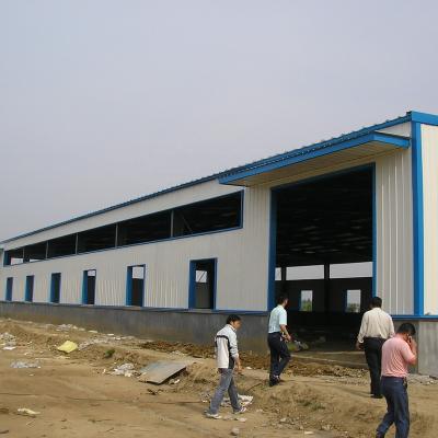 China Modern steel structure prefabricated aircraft hangar for sale