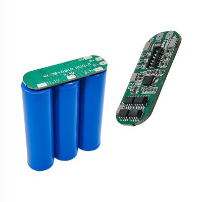 China Electronics Device 3S 10A 12V Lithium Battery Charger Protection Board For 3pcs 18650 Li-ion Battery Cell Charging Balance BMS 11.1V 12.6V for sale